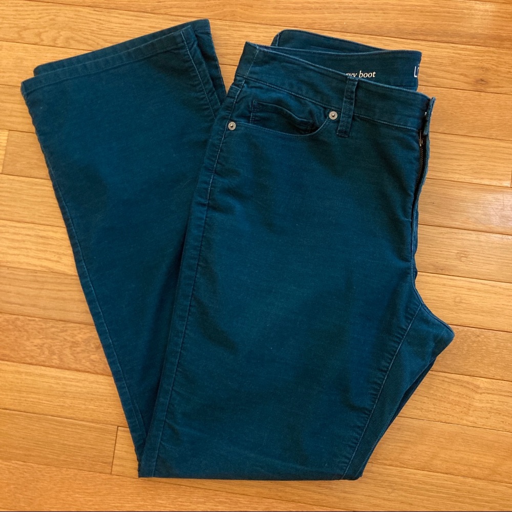 Loft curvy Bootcut corduroy pants